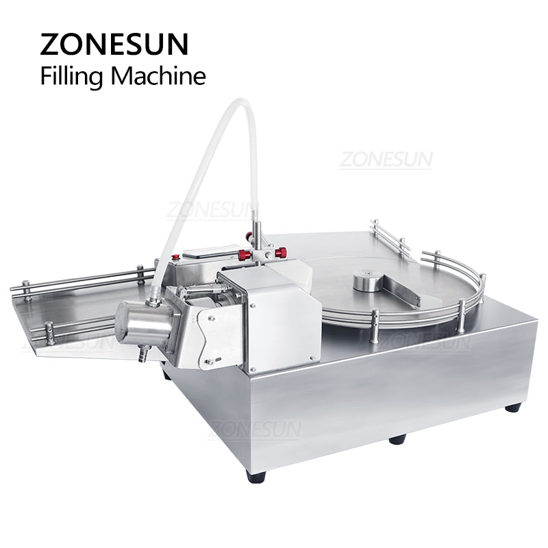 ZONESUN ZS-LPG1 Automatic Ceramic Pump Liquid Filling Machine with Bottle Sorting Unscrambler ZONESUNPRO