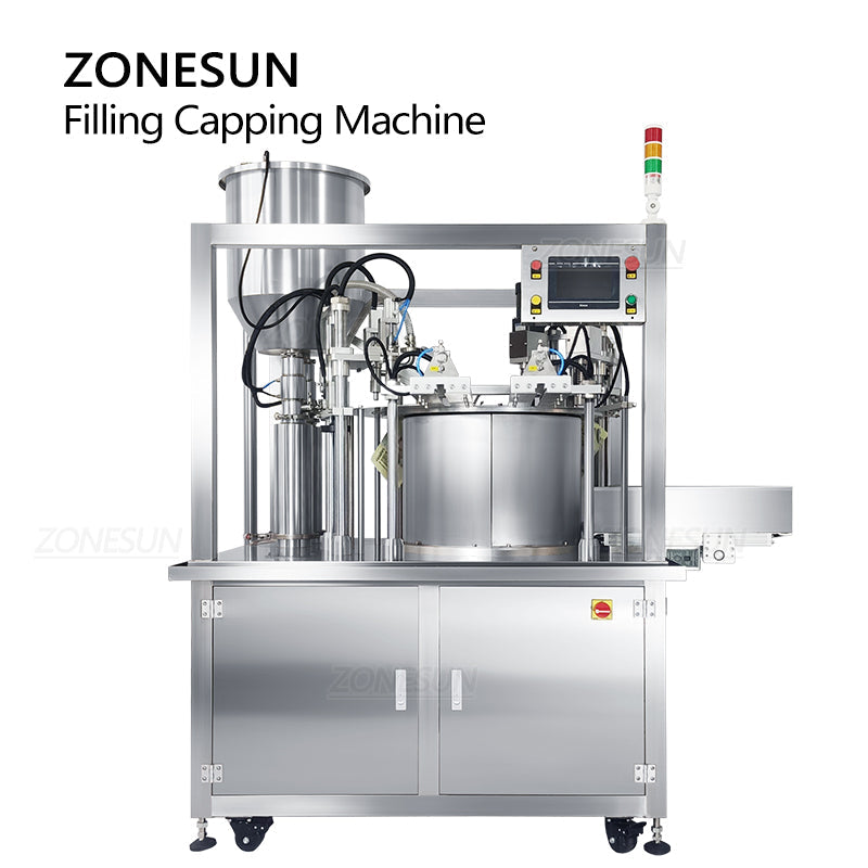 ZONESUN ZS-YTZL2 Servo Spout Pouch Feeding Filling Capping Machine with Conveyor ZONESUNPRO