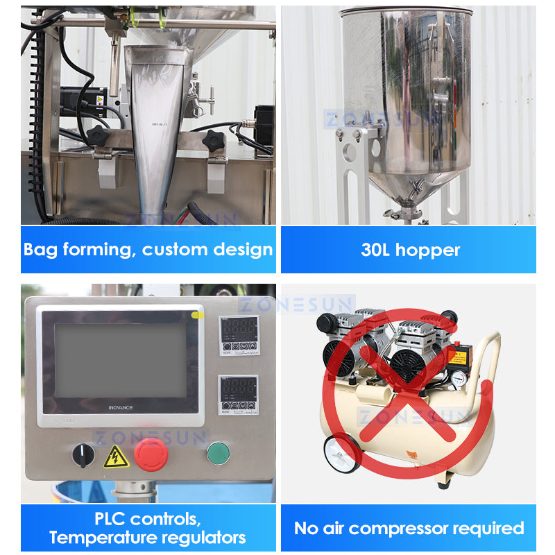 ZONESUN ZS-FP220 Fast Efficient Paste Filling Sealing Machine ZONESUNPRO