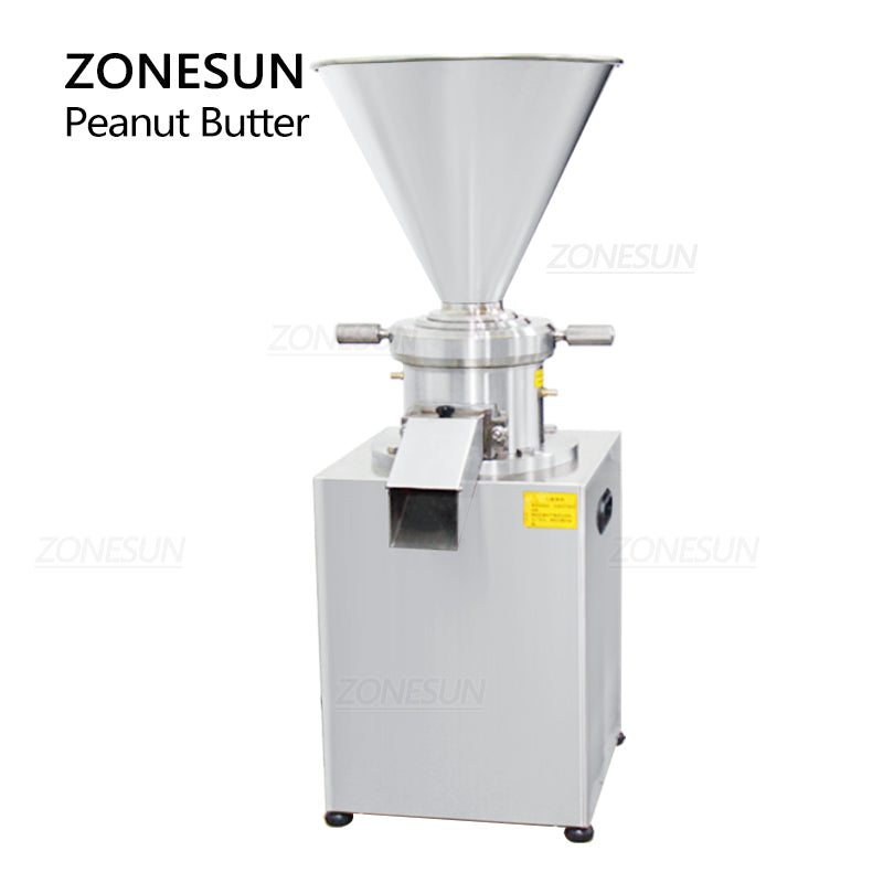 ZONESUN ZS-JM80 Paste Colloid Grinding Machine | 0.2–1.5 t/h | Peanut Butter Tahini Chili Sauce ZONESUNPRO