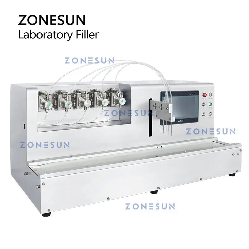 ZONESUN ZS-YTCPD5 5 Nozzles Automatic Ceramic Pump Liquid Filling Machine ZONESUN