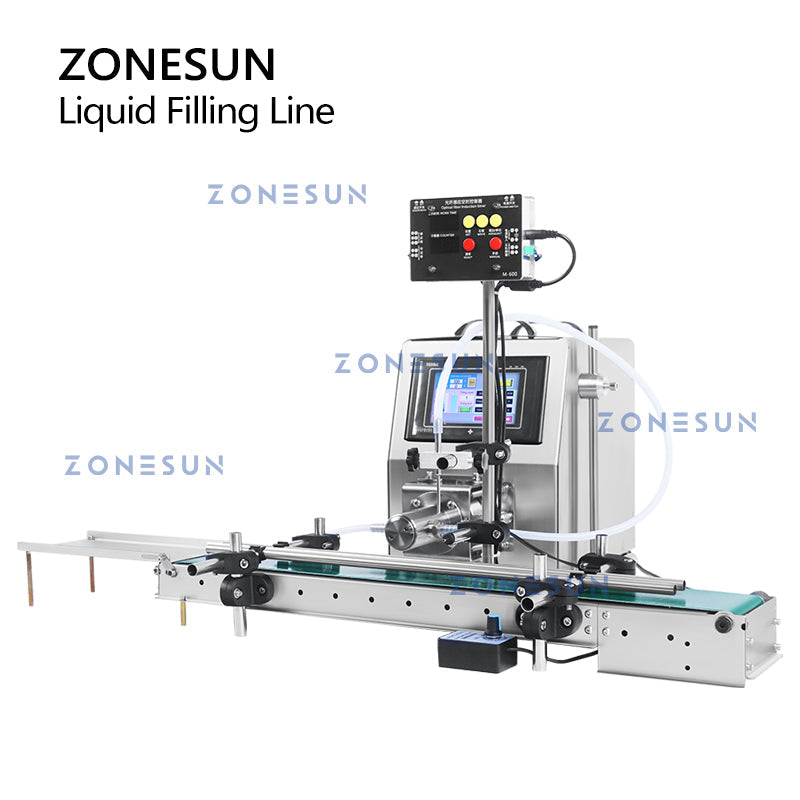 ZONESUN ZS-DTCP1 Automatic Single Nozzle Ceramic Pump Liquid Filling Machine ZONESUNPRO