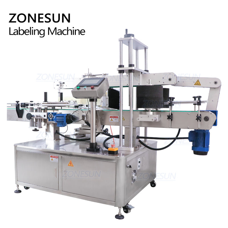 ZONESUN ZS-TB600T Automatic Vertical Type Three Side Square Labeling Machine ZONESUNPRO