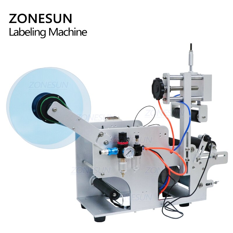 ZONESUN TB-80 Semi-automatic Round Bottle Labeling Machine ZONESUNPRO