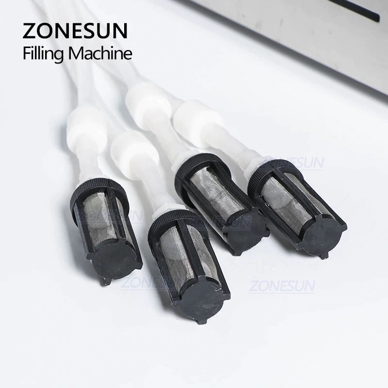 ZONESUN 4 Nozzles Diaphragm Pump Liquid Filling Machine ZONESUNPRO