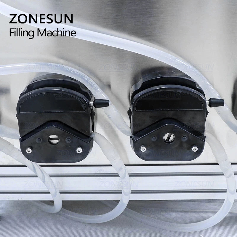 ZONESUN ZS-DTPP4B Automatic 4 Nozzles Peristaltic Pump Liquid Filling Machine ZONESUNPRO