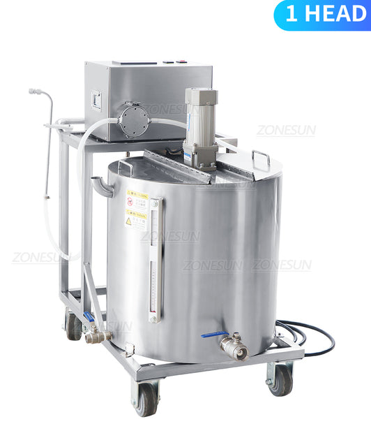 ZONESUN ZS-GTCD Semi Automatic Gear Pump Wax Liquid Filling Melting and Mixing Machine ZONESUNPRO