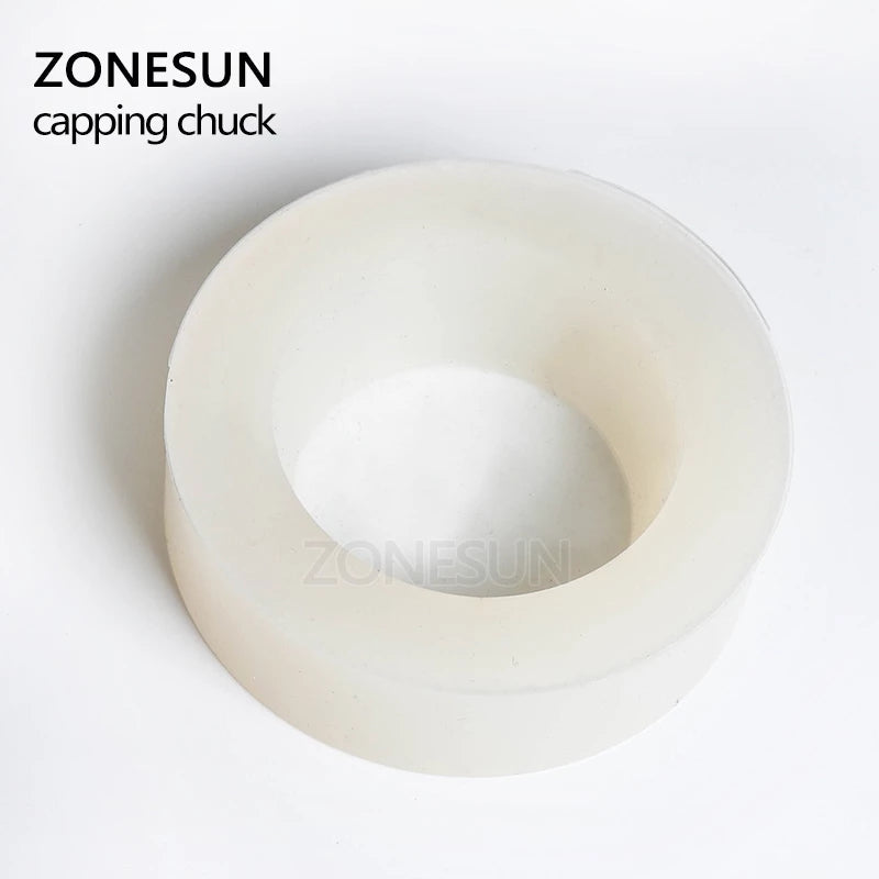 ZONESUN Capping Chuck Rubber Mat 28-32mm 38mm With Security Ring For Capping MACHINE ZONESUNPRO