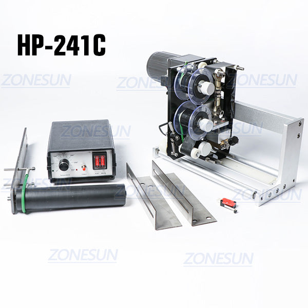 ZONESUN Expiry Date Ribbon Coding Label Printer Hot Ribbon Coder For LT-50 Labeling Machine ZONESUNPRO