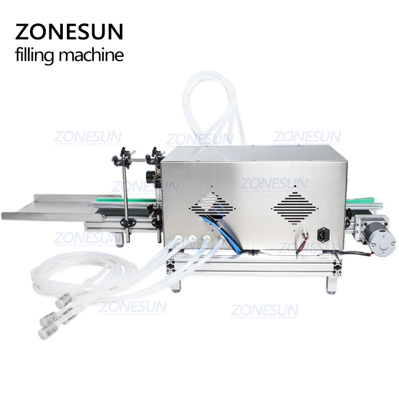 ZONESUN ZS-DTDP4 Automatic Desktop 4 Nozzles Diaphragm Pump Liquid Filling Machine ZONESUNPRO
