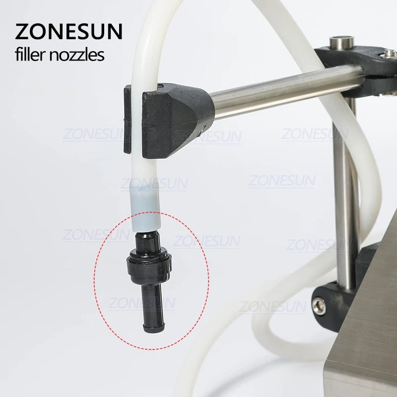 ZONESUN GFK-160 Small Size Filling Machine Nozzles For Digital Filling Machine Tiny Vials Liquid Filler Nozzle ZONESUNPRO