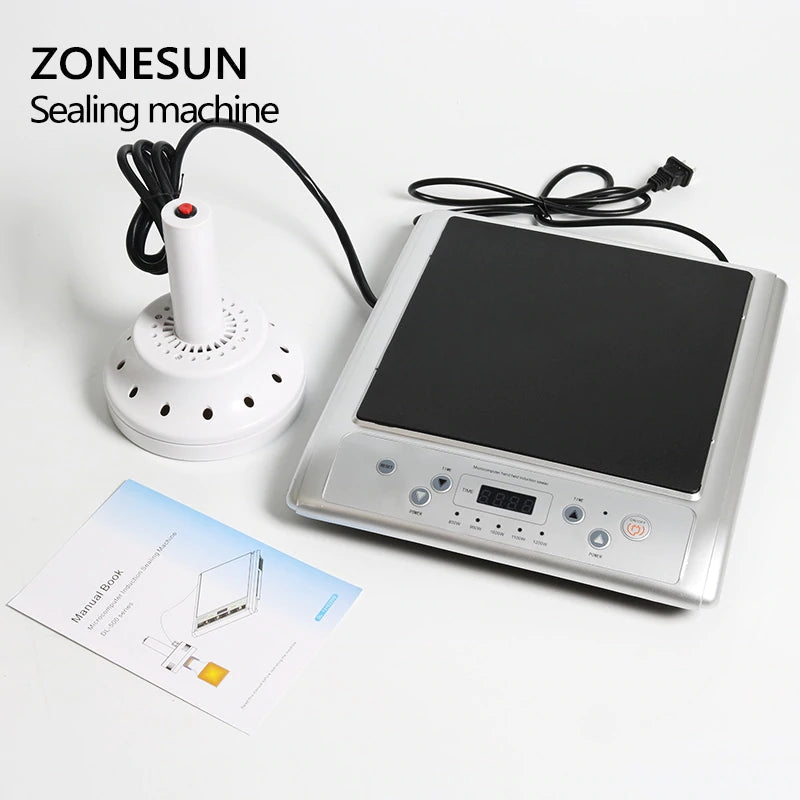 ZONESUN GLF-500L 20-130mm Electromagnetic Induction Aluminum Foil Sealing Machine ZONESUNPRO