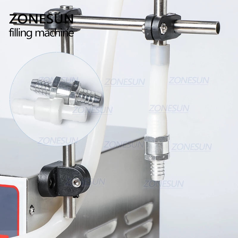 ZONESUN GFK-17A 20-10000ml Semi Automatic Diaphragm Pump Liquid Filling Machine ZONESUNPRO