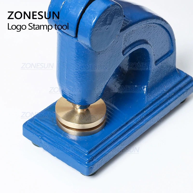 ZONESUN HF1 Design Customize Logo Embossed Stamp Stainless Steel Seal ZONESUNPRO