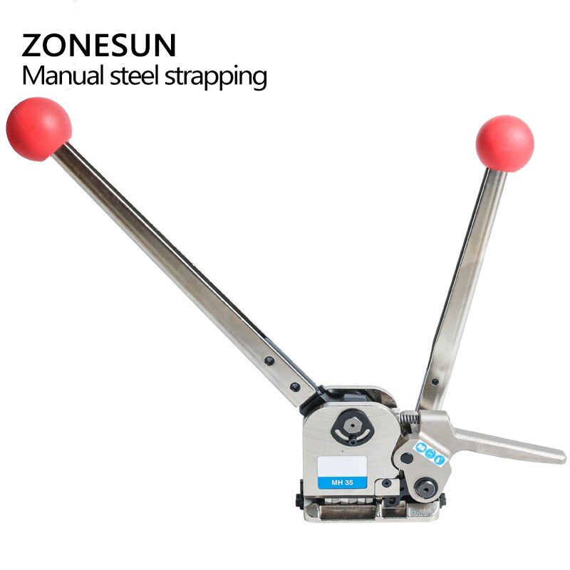 ZONESUN MH35 16-25mm Manual Sealless Stainless Steel Band Strapping Tools ZONESUNPRO