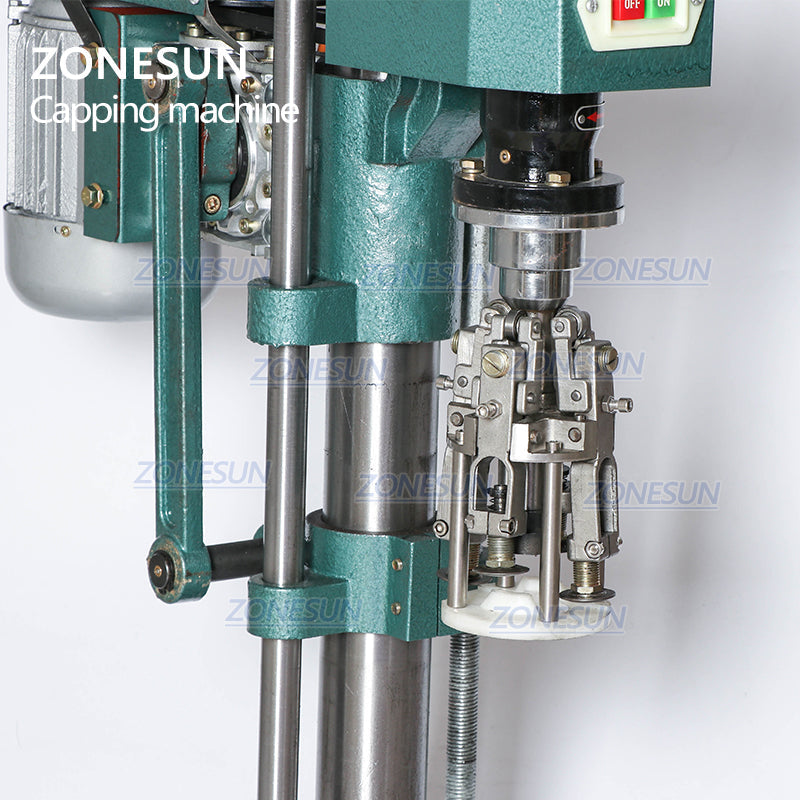 ZONESUN ZS-XG60 Semi-automatic ROPP Capper Pilfer Proof Capping Machine |28-32mm