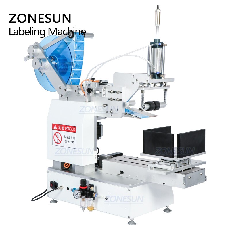 ZONESUN XL-T803 Semi-automatic Flat Surface Labeling Machine With Date Coder ZONESUNPRO