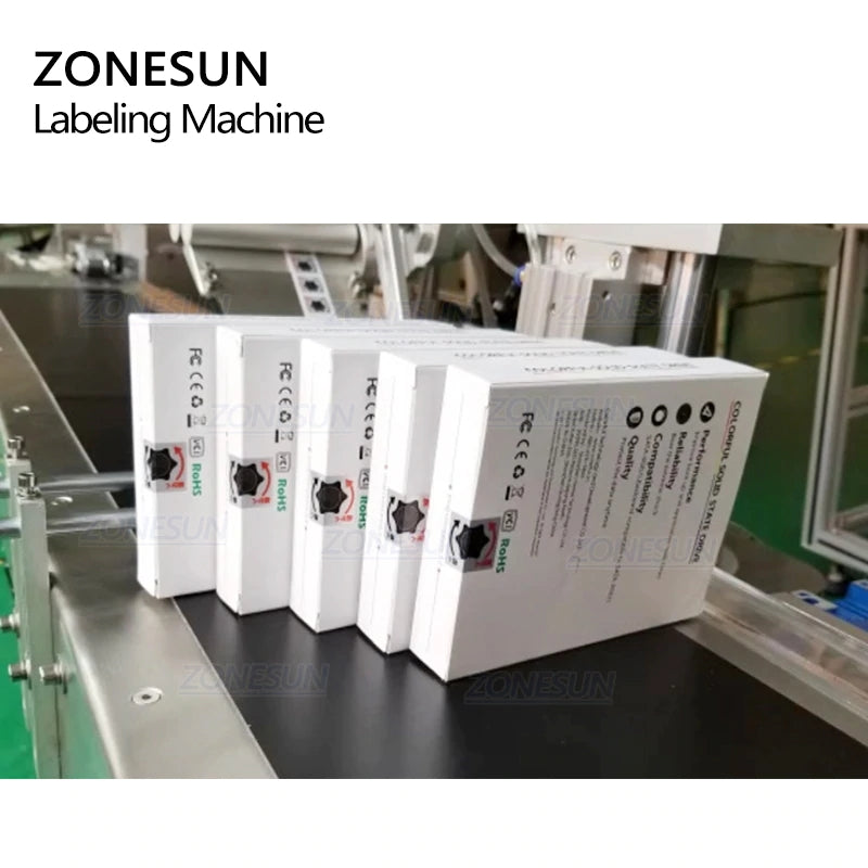 ZONESUN XL-T833 Automatic Box Corner Flat Surface Labeling Machine With Date Coder ZONESUNPRO