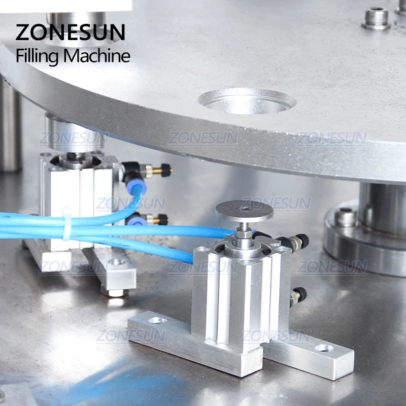 ZONESUN ZS-GF900C Automatic Pneumatic Powder Filling Cup Sealing Machine ZONESUNPRO
