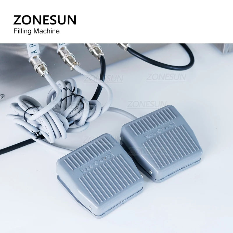 ZONESUN ZS-GP262W 150-18000ml 2 Heads Gear Pump Liquid Filling And Weighing Machine ZONESUNPRO