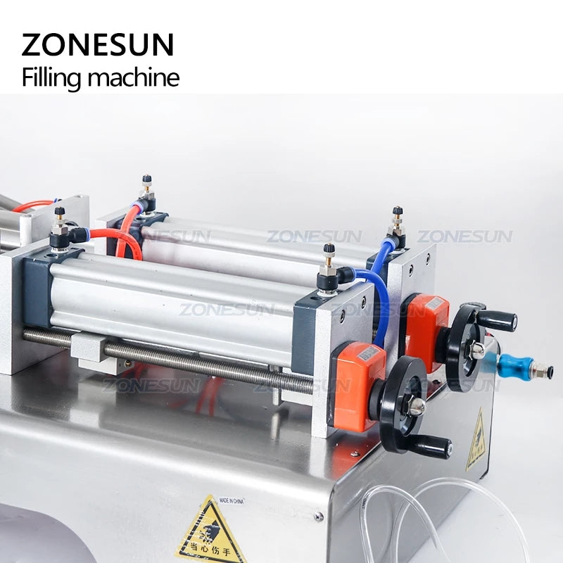 ZONESUN ZS-GT2P 2-Nozzle Fully Pneumatic Paste & Sauce Filling Machine | 10–5000ml | 10–40 BPM ZONESUNPRO