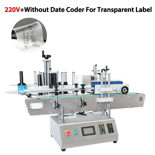 ZONESUN ZS-TB150A High Speed Single Side Round Bottle Labeling Machine For Normal Transparent Label ZONESUNPRO