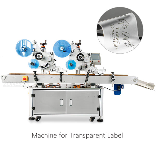 ZONESUN ZS-TB831B Automatic High Precision Flat Labeling Machine For Normal Transparent Label