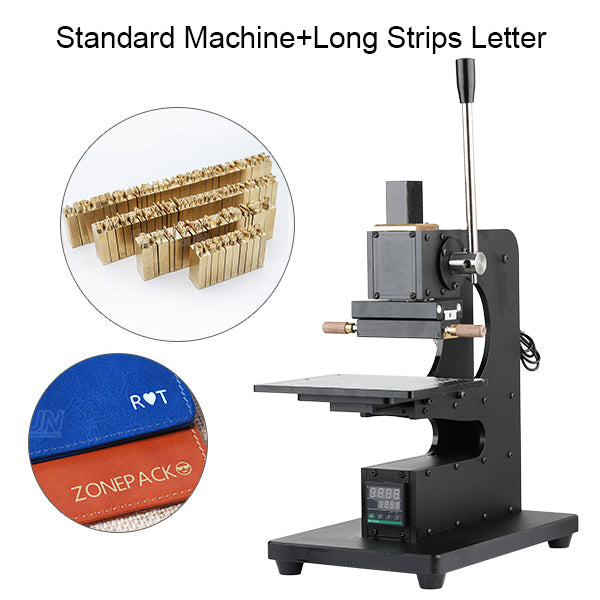 ZONESUN WT-90XTS Manual Hot Foil Stamping Machine | Infrared Locator | 50–350°C | Leather Wood Paper Plastic ZONESUNPRO