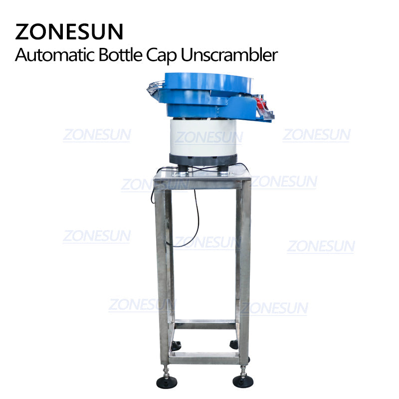 ZONESUN Automatic Bottle Cap Unscrambler For Production Line ZONESUNPRO