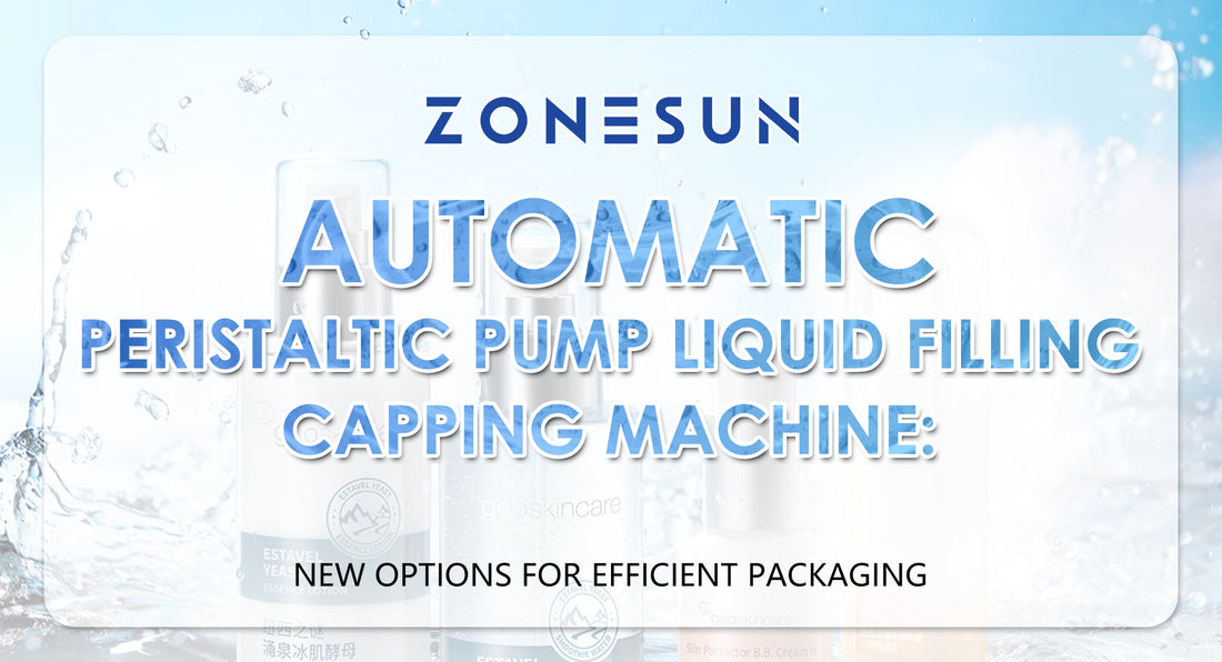 Zonesun automatic peristaltic pump liquid filling and capping machine for efficient packaging