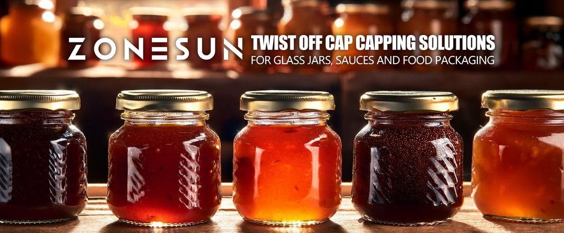 Twist Off Cap Capping Solutions for Glass Jars, Sauces and Food Packaging