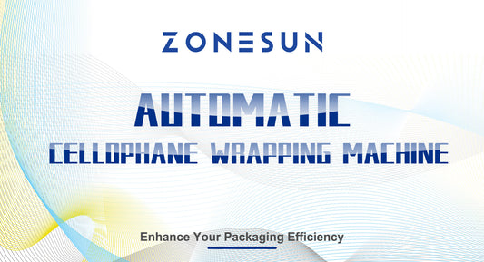 Zonesun automatic cellophane wrapping machine with wavy lines background enhancing packaging efficiency