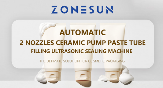 AUTOMATIC 2 NOZZLE ULTRASONIC SEALING MACHINE - THE ULTIMATE SOLUTION FOR COSMETIC PACKAGING