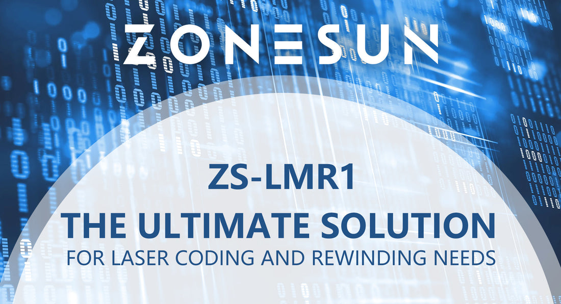 ZONESUN ZS-LMR1: Advanced Roll-to-Roll Rewinder & Fiber Laser Coding System