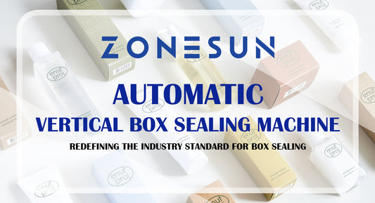 ZONESUN ZS-MSZH50L AUTOMATIC VERTICAL BOX SEALING MACHINE: STREAMLINING YOUR PACKAGING PROCESS