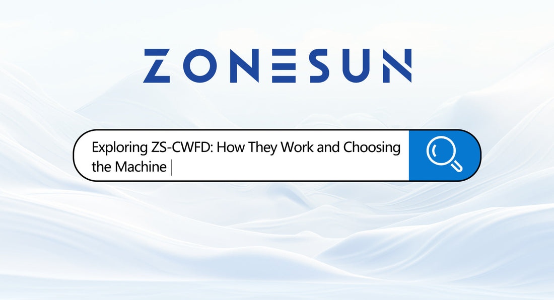 ZONESUN logo above search bar with text 'Exploring ZS-CWFD: How They Work and Choosing the Machine'