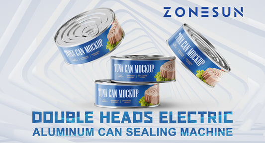 ENHANCE YOUR BREWING PROCESS WITH ZONESUN ZS-FK260 DOUBLE HEADS ELECTRIC ALUMINUM CAN SEALING MACHINE