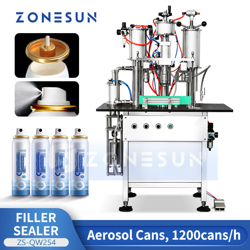 aerosol filling capping machine