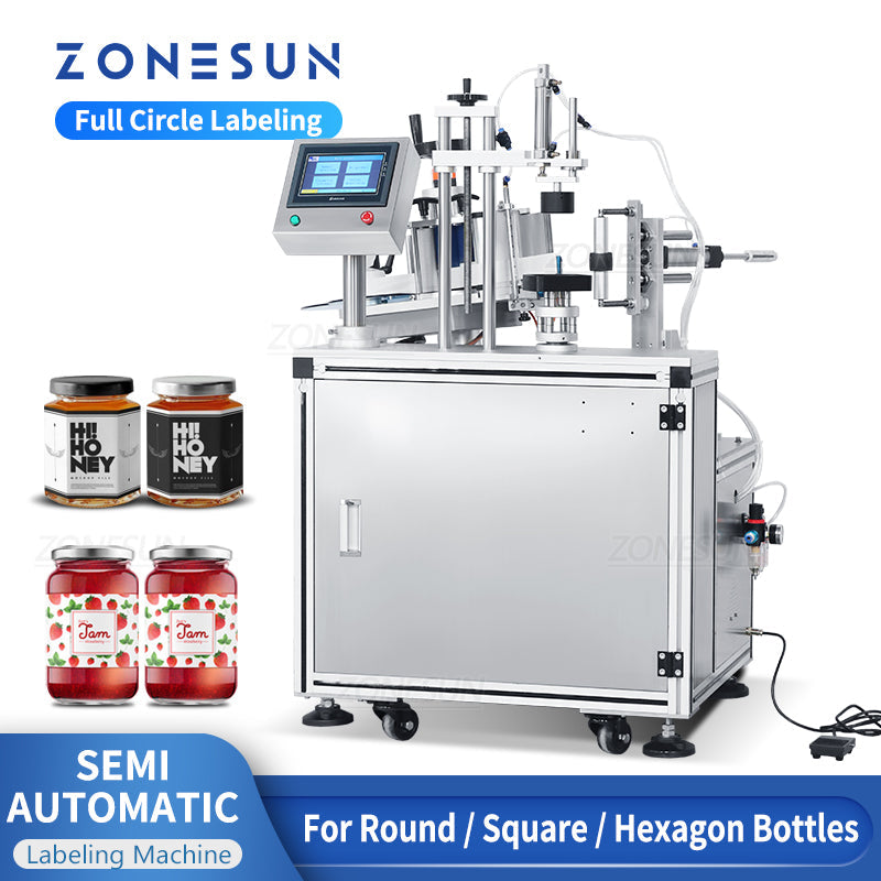 hexagon bottle Labeling machine