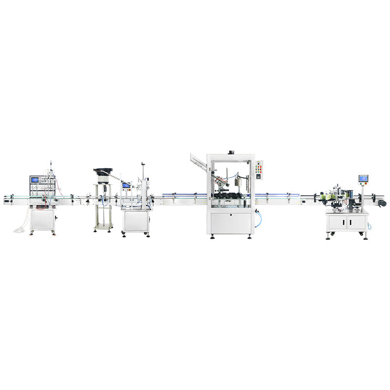 ZONESUN Liquor Bottling Machine Cork Capper PVC Capsule Heat Shrinker Wrap Around Labeler Spirits Liquid Packing ZS-FAL180Z5  ZONESUNPRO