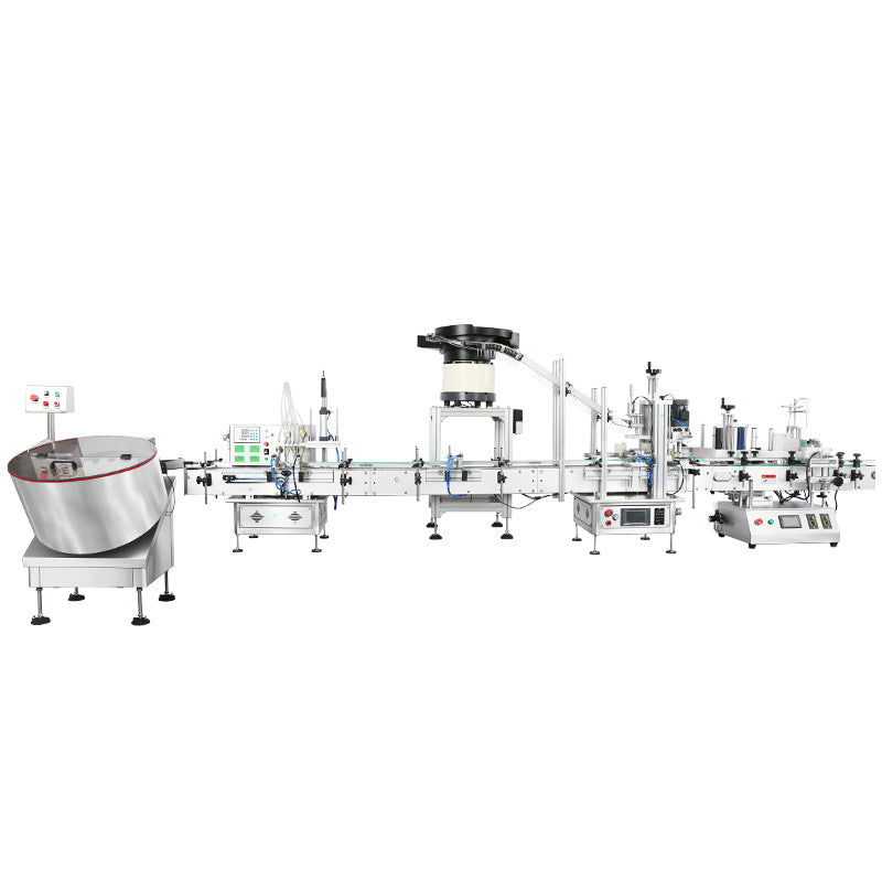 ZONESUN Automatic Bottle Packaging Line Filling Capping Lableing Machine ZS-FAL180D3  ZONESUNPRO