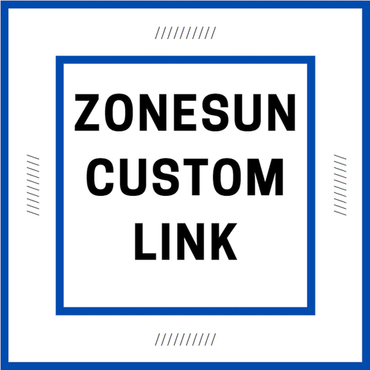 ZONESUN Customized link Cost Different for Order Price Different
