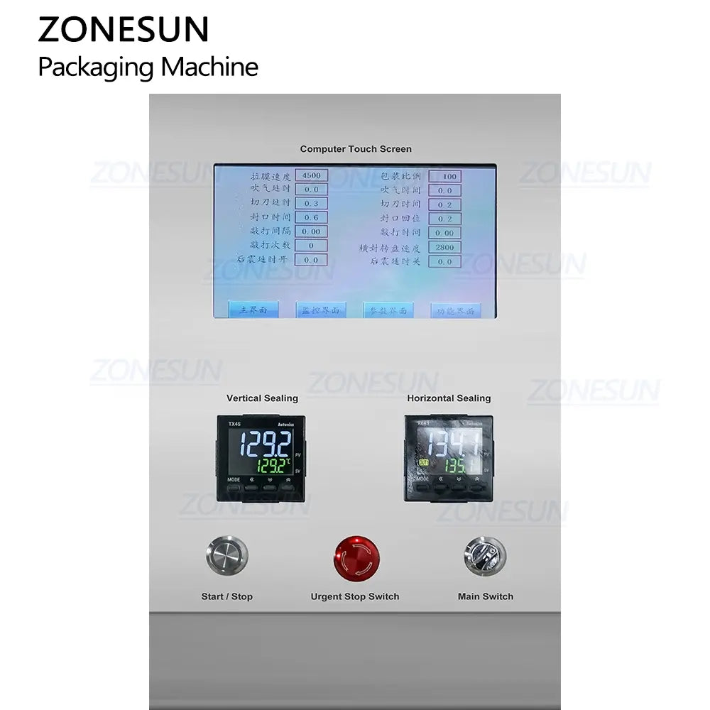 ZONESUN ZS-FS280 Automatic Granule Bag Filling Sealing Machine VFFS Packaging Machine