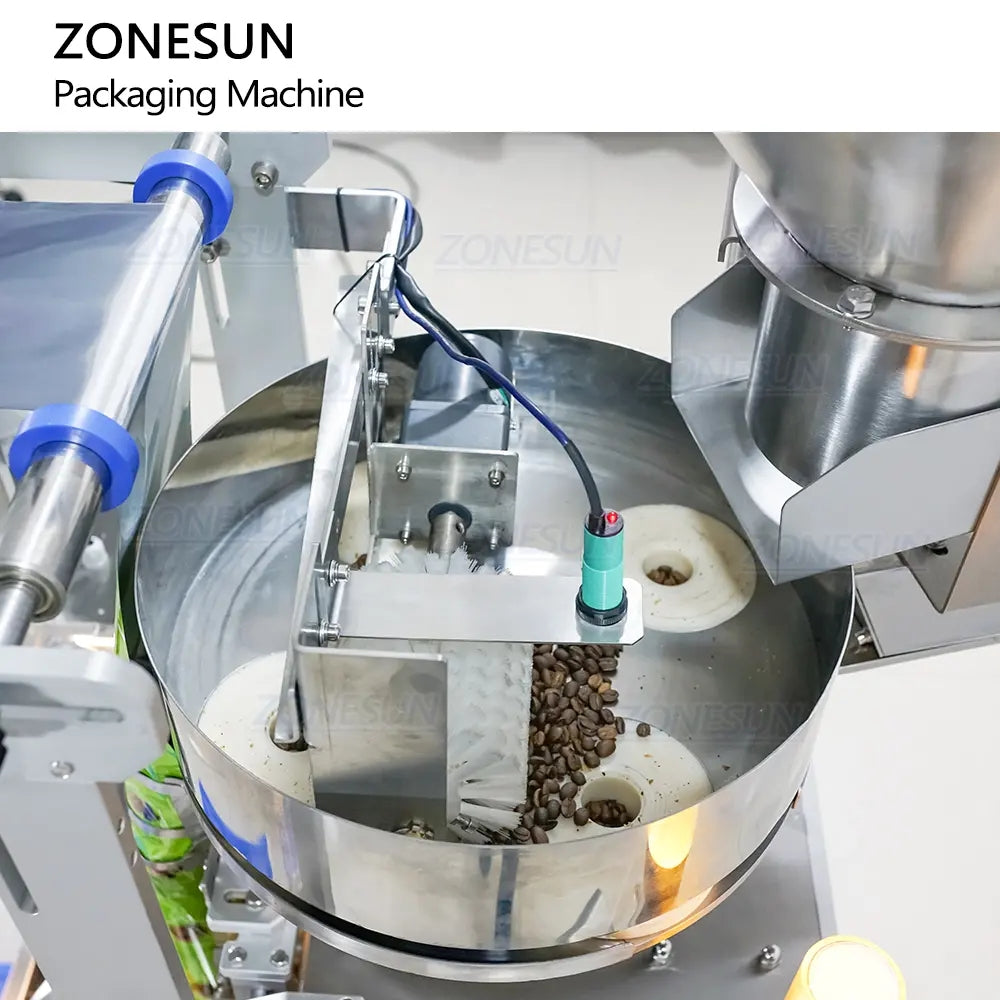 ZONESUN ZS-FS280 Automatic Granule Bag Filling Sealing Machine VFFS Packaging Machine