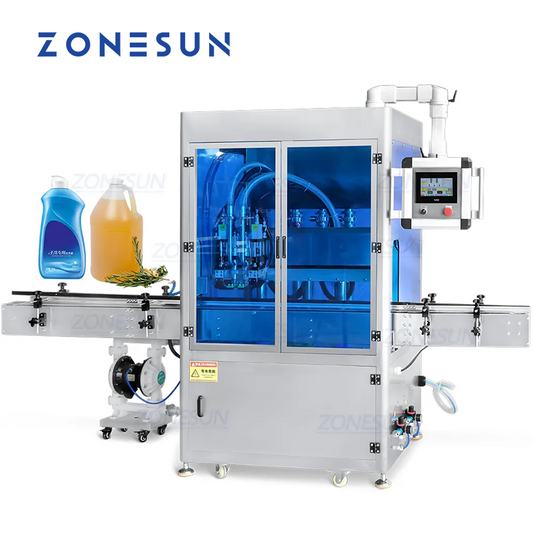 ZONESUN ZS-VTGF2 Servo Gear Pump Viscous Liquid Tracking Filling Machine
