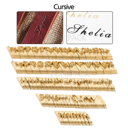 ZONESUN A8mm Copper Brass Stamping Molds for Letters, Numbers & Symbols