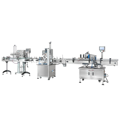ZONESUN ZS-FAL180R9/ZS-DPCL1 Custom Automaitc Filling Capping Labeling Production Line