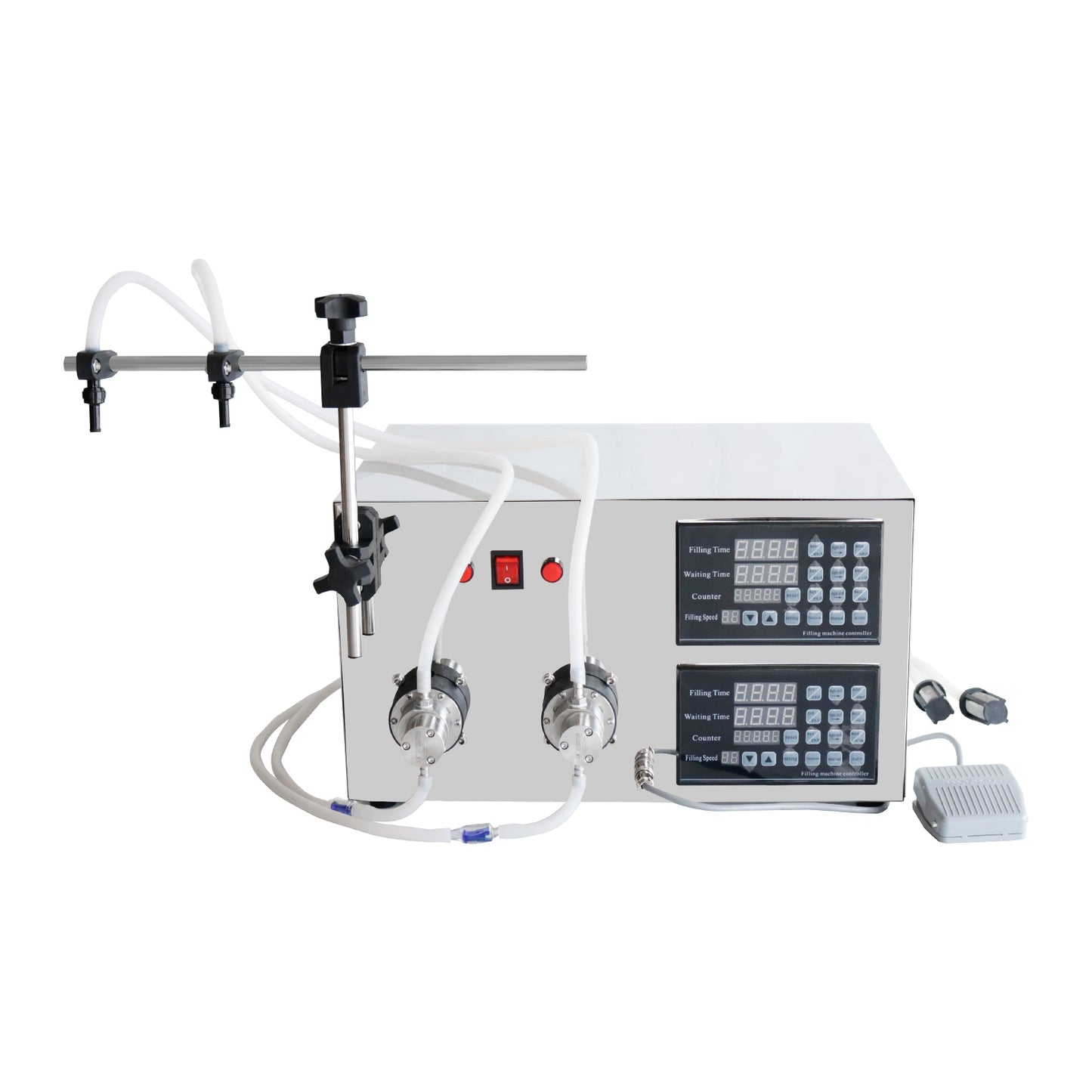 ZONESUN ZS-YG2 2 Nozzles Magnetic Pump Liquid Filling Machine