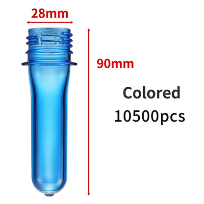 ZONESUN PET Preforms 28mm Plastic Raw Material Blow Molding ZS-PCO1080