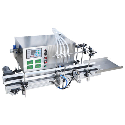 ZONESUN ZS-DTPP4B Automatic 4 Nozzles Peristaltic Pump Liquid Filling Machine